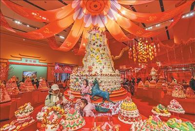 非遗馆里迎马年